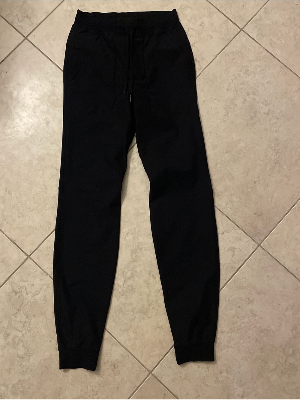 Lululemon Black Women's Joggers with Drawstring Waist